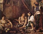 Eugene Delacroix Women of Aleigers oil painting on canvas